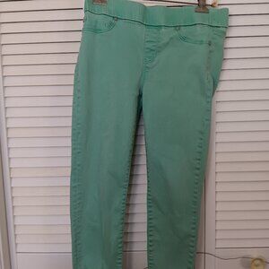 Liverpool Los Angeles Ankle Legging High Rise Skinny Jeans in Vintage Green